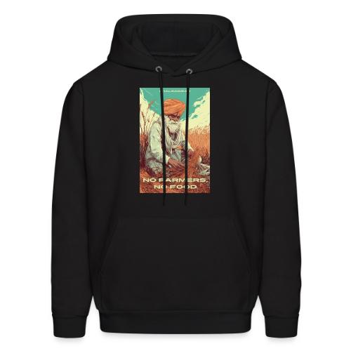 No Farmers, No Food, Sikh Farmer - Men's Hoodie
