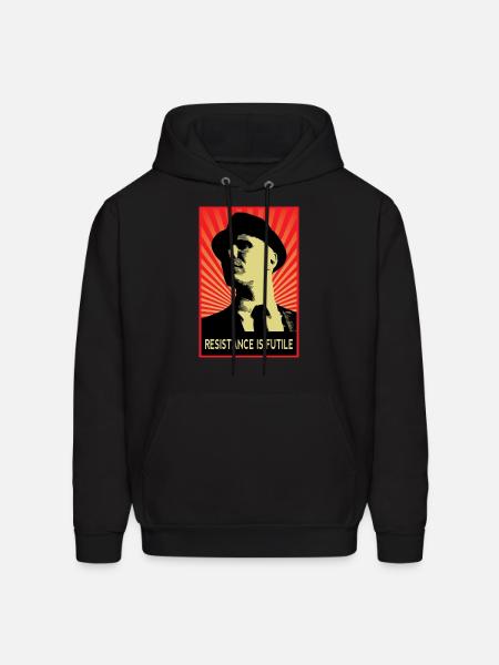 Observer Fringe - Men's Hoodie - black