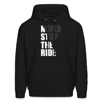 Ride or die - Men's Hoodie - black - Front - Elias (183cm)