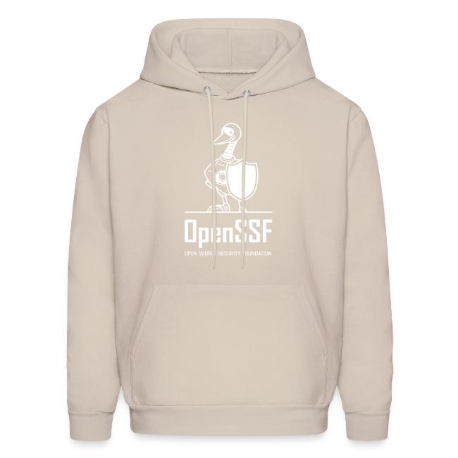 OpenSSF tall white logo