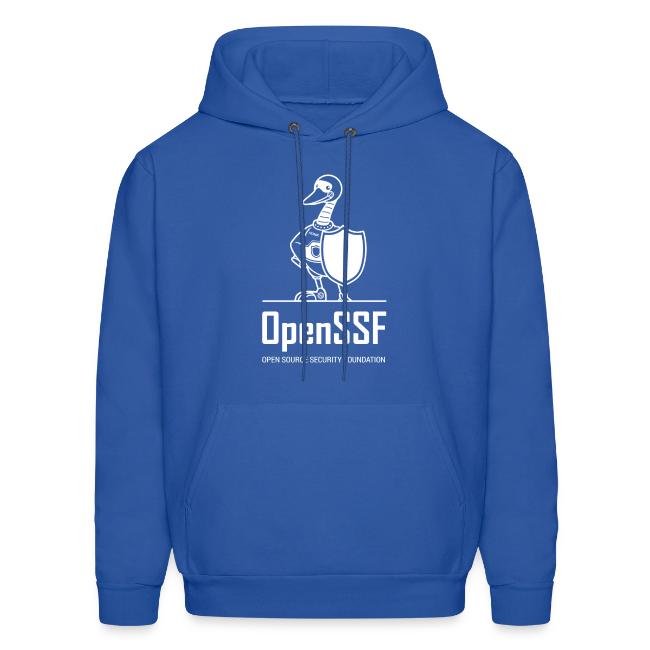 OpenSSF tall white logo