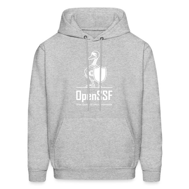 OpenSSF tall white logo
