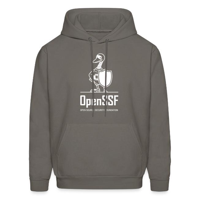 OpenSSF tall white logo