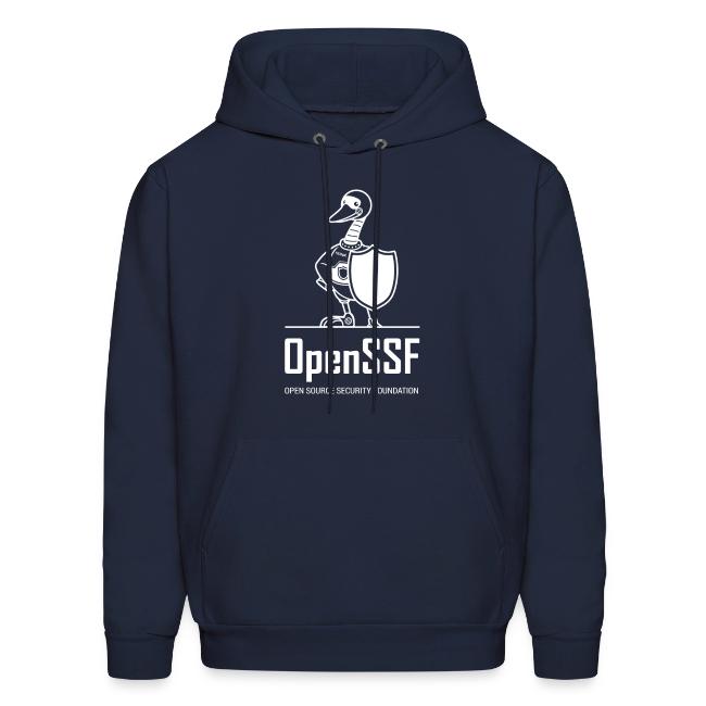 OpenSSF tall white logo