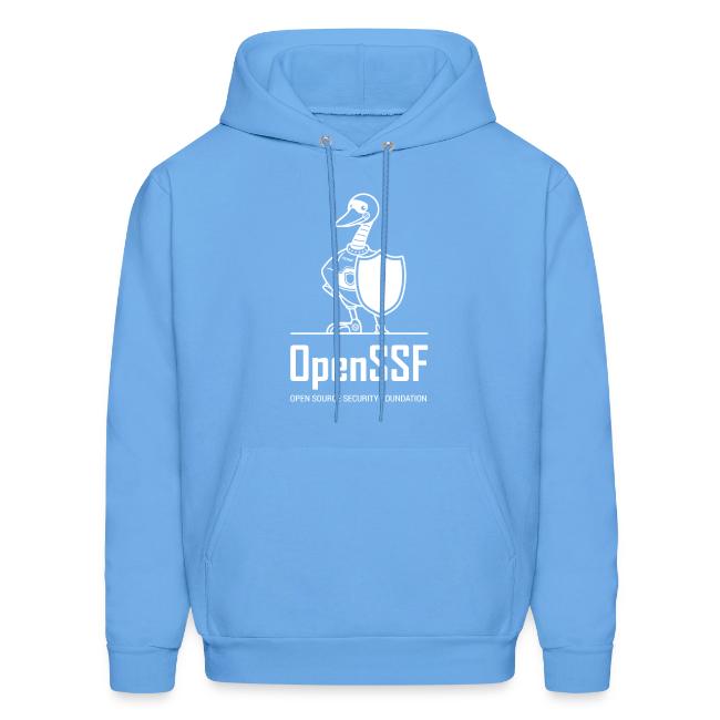 OpenSSF tall white logo
