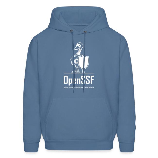 OpenSSF tall white logo