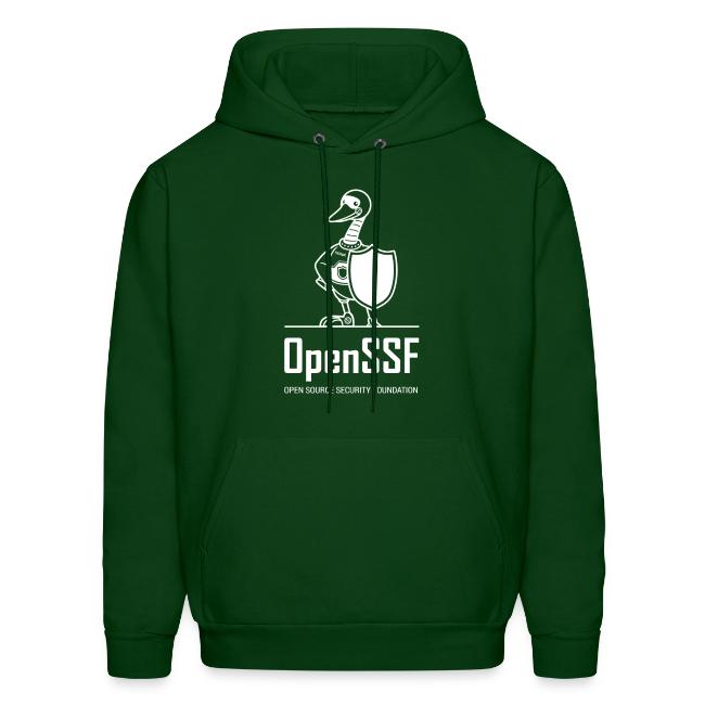OpenSSF tall white logo