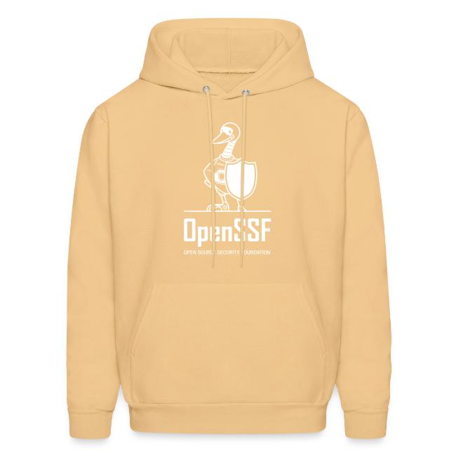 OpenSSF tall white logo
