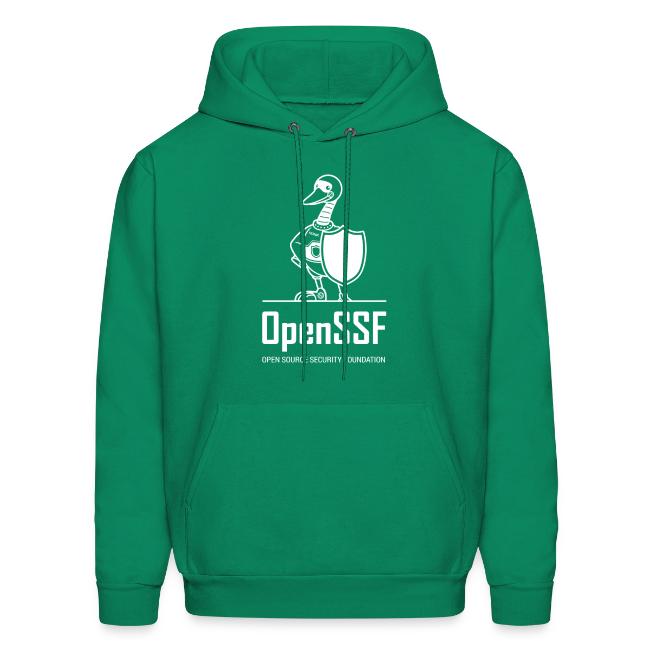 OpenSSF tall white logo