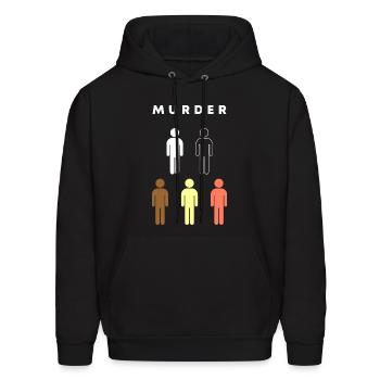 Equal - Men's Hoodie - black - Front - Elias (183cm)
