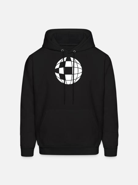 Mirror disco ball - Men's Hoodie - black