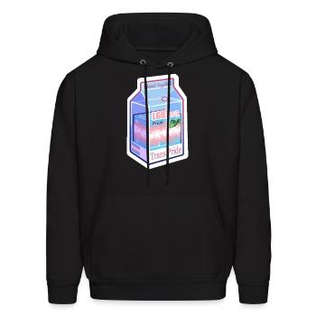 Trans LGB-Tea - Men's Hoodie - black - Front - Elias (183cm)