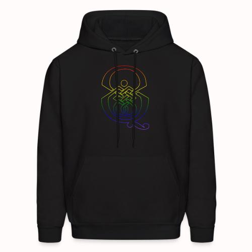 q rainbow - Men's Hoodie