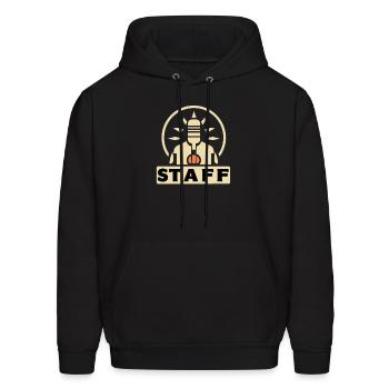 Music - Men's Hoodie - black - Front - Elias (183cm)