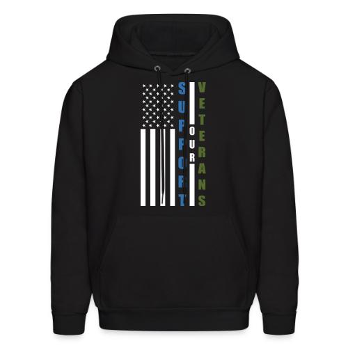 Support Our Veterans - Men's Hoodie