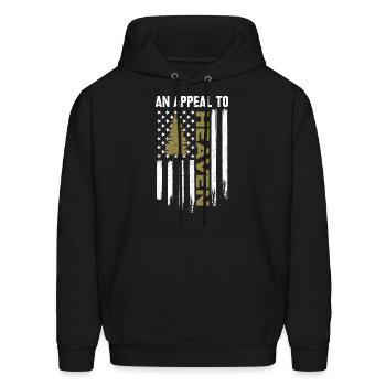 An Appeal To Heaven Pine Tree Flag Gamerican - Men's Hoodie - black - Front - Elias (183cm)