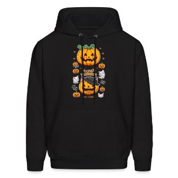 halloween halloween - Men's Hoodie - black - Front - Elias (183cm)