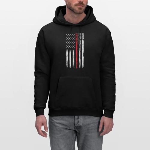 American Best Dad Hero Husband Father - Men's Hoodie