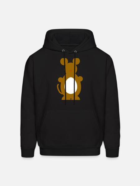 br mouse - Men's Hoodie - black