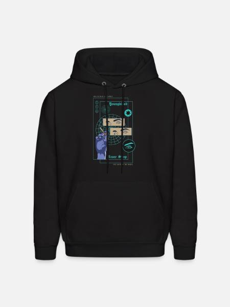 Young Blood Never Sleep - Men's Hoodie - black
