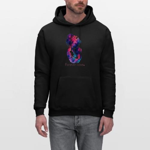 Forever Love-Vibrant Watercolor Mother-Child - Men's Hoodie