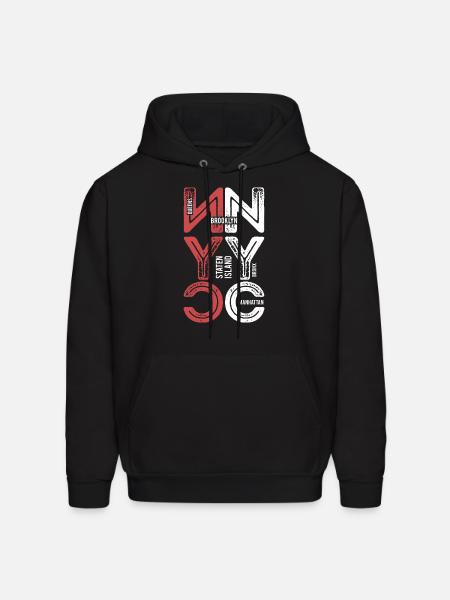Basic T shirt - Men's Hoodie - black