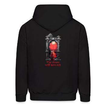 Portal of Blood - Men's Hoodie - black - Back - Elias (183cm)