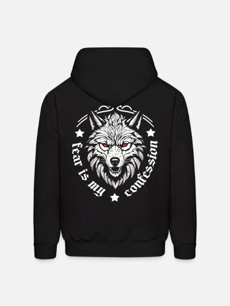 Fear - Men's Hoodie - black
