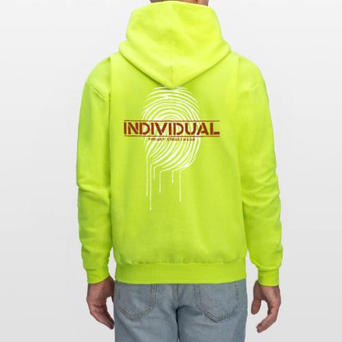 individual - white - Men's Hoodie
