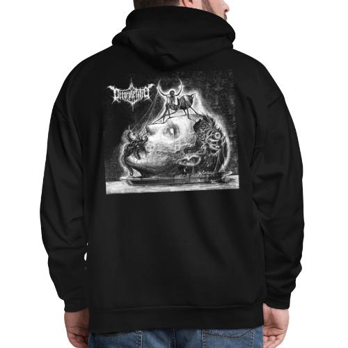 Decorpsetated - Human Words album cover, white - Men's Hoodie