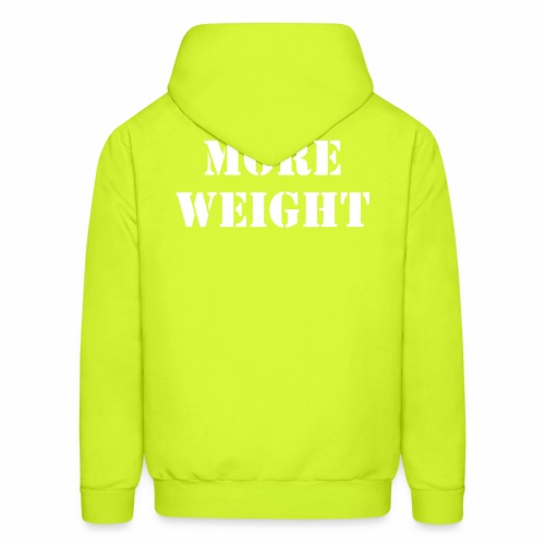 “More weight” Quote by Giles Corey in 1692. - Men's Hoodie