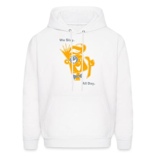 We Slay All Day Shiny Shirt Metallic Silver & Gold - Men's Hoodie