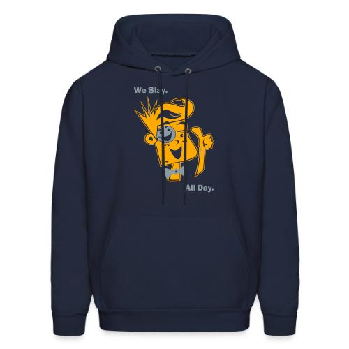 We Slay All Day Shiny Shirt Metallic Silver & Gold - Men's Hoodie