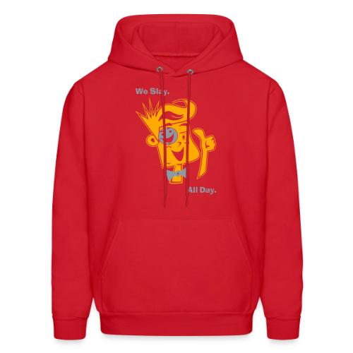 We Slay All Day Shiny Shirt Metallic Silver & Gold - Men's Hoodie