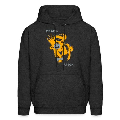 We Slay All Day Shiny Shirt Metallic Silver & Gold - Men's Hoodie