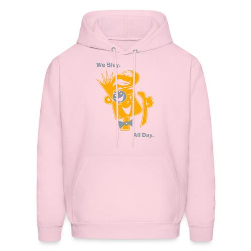 We Slay All Day Shiny Shirt Metallic Silver & Gold - Men's Hoodie