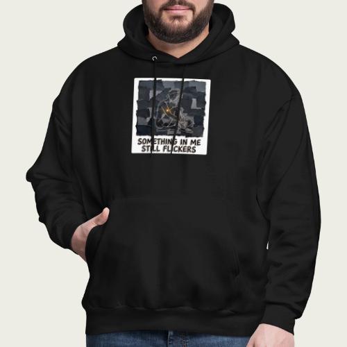 Recovery Mantra Something in me still flickers - Men's Hoodie
