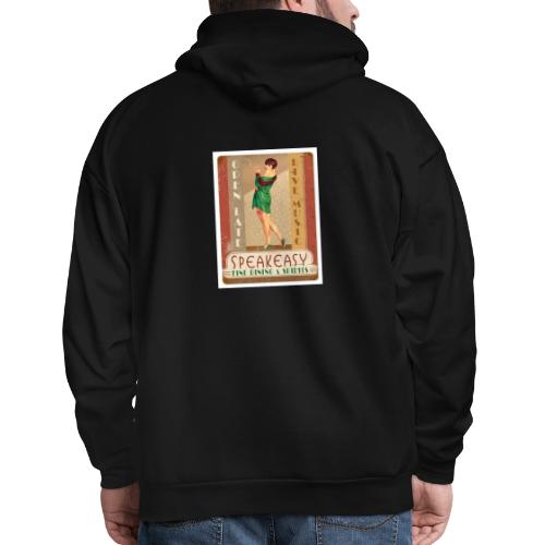 Vintage Speakeasy Pin Up Girl - Men's Hoodie
