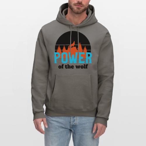 Power Of The Wolf - Men's Hoodie