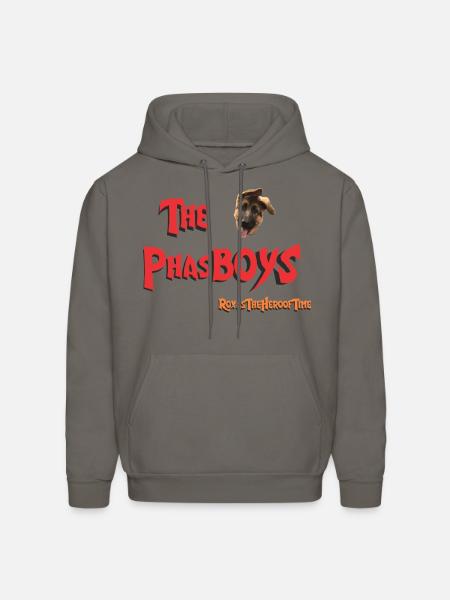 RoxasTheHeroofTime - Dogmeat - The PhasBOYS - Men's Hoodie - asphalt gray