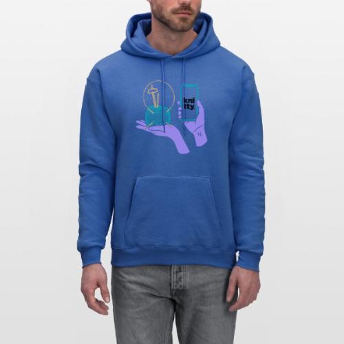 Crafty elements for yarny types - Men's Hoodie