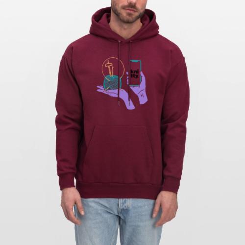 Crafty elements for yarny types - Men's Hoodie