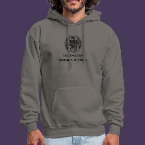 The dragon submits to none black - Men's Hoodie
