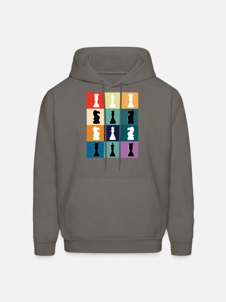 Chess Piece - Men's Hoodie - asphalt gray