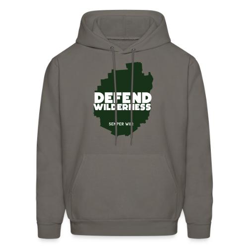 Semper Wild Defend Wilderness Park Silhouette - Men's Hoodie