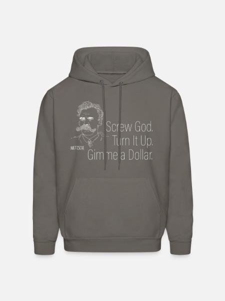 The Friedrich Nietzsche Summary - Men's Hoodie - asphalt gray