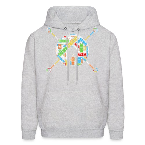 Shad0w Synd1cate Logo Word Cloud (Color) - Men's Hoodie