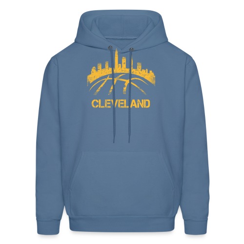 Cleveland Basketball Skyline - Men's Hoodie