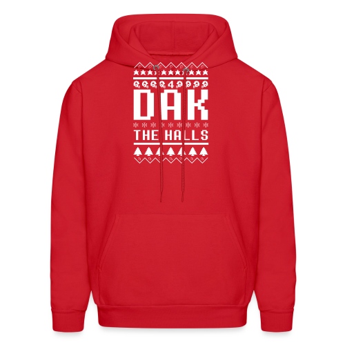 Dak The Halls Ugly Christmas Sweater - Men's Hoodie