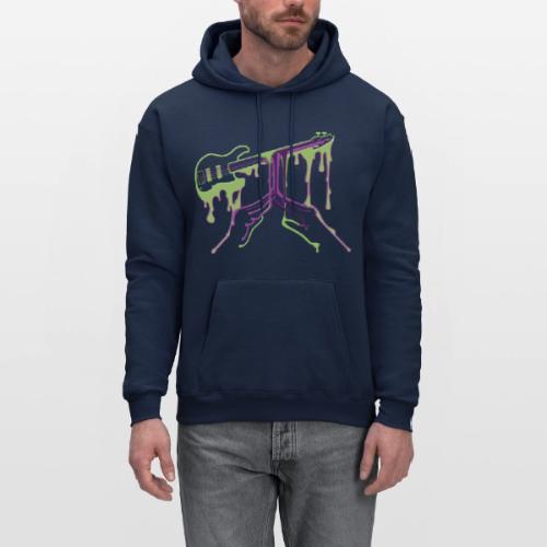 While My Guitar Gently Pe - Men's Hoodie